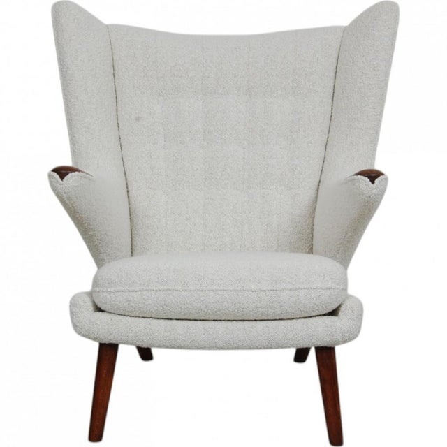 1960s Papa Bear Chair with Rosewood Armrests by Hans Wegner, 1960s For Sale - Image 5 of 18