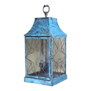 Stunning Vintage Copper Hanging Lantern
