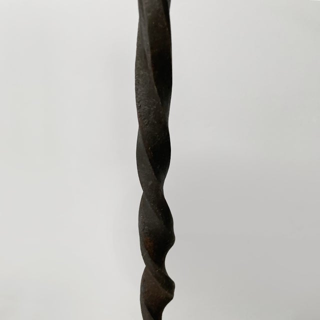 19th-Century Style Italian Doorstop in Wrought Iron, 1930s, Set of 2 For Sale - Image 7 of 11