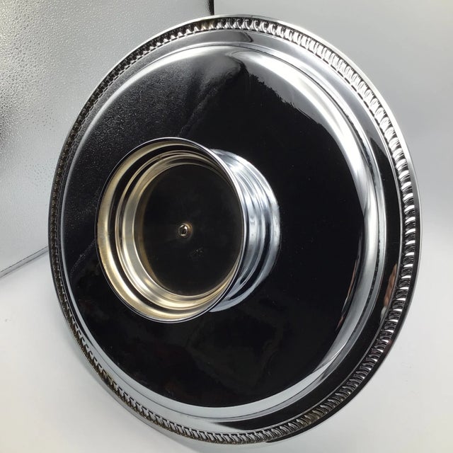 Mid-Century Modern Irvinware Model 22810 Chrome Plated Lazy Susan Bar/Party Stand For Sale - Image 12 of 13