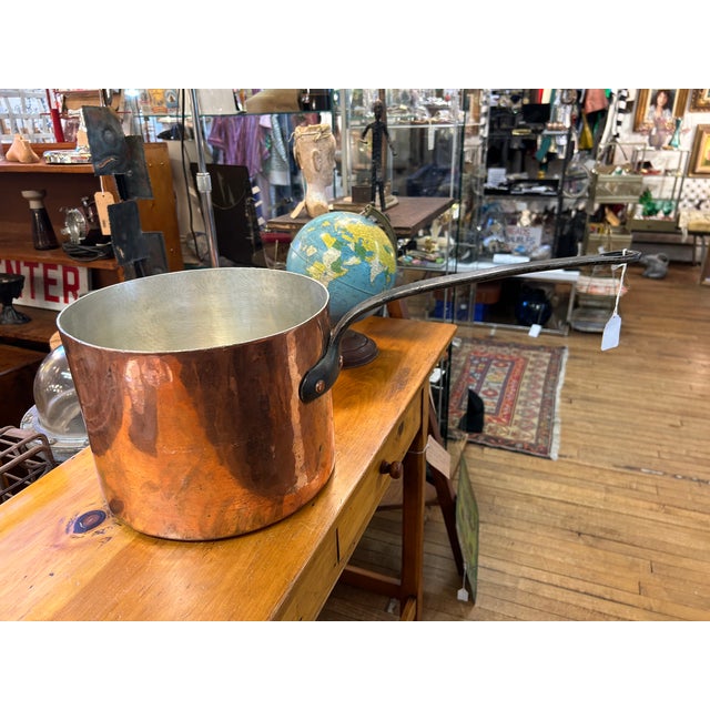 Very Large Antique E Cooper & Sons Copper Pot For Sale - Image 15 of 15
