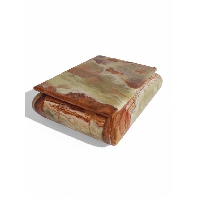Art Deco Italian Onyx Box, Italy, 1940s For Sale - Image 9 of 18