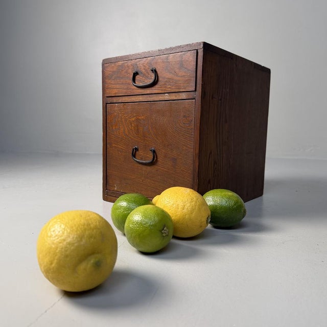 This compact Japanese drawer cabinet is a classic kodansu: a small tansu traditionally used to neatly organise personal...