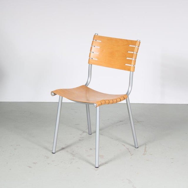 Vintage Dining Chairs by Ruud Jan Kokke for Harvink, 1980s, Set of 4 For Sale - Image 5 of 15