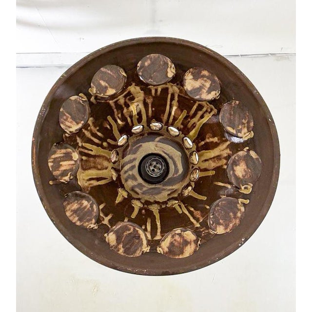 Mid-Century Modern Ceramic Pendant Lamp, Scandinavian, 1960s Up to 250V (Europe/UK Standard).The wiring of this item may...