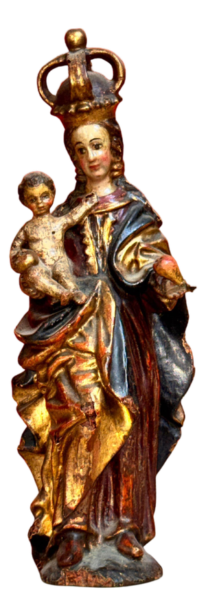 Flemish Field Altar Virgin, Burgundy, 15th Century