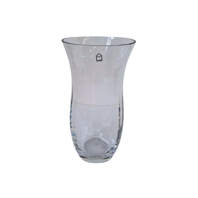 Vintage Crystal Centerpiece Vase from Ichendorf, 1970s For Sale - Image 8 of 8