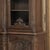 Antique Liegeois Regence Style Two-Tiered Oak Display Buffet With Clock For Sale - Image 9 of 18