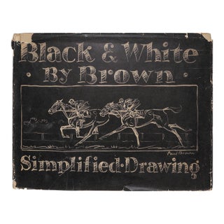 "Black & White Simplified Drawing" 1939 Brown, Paul For Sale