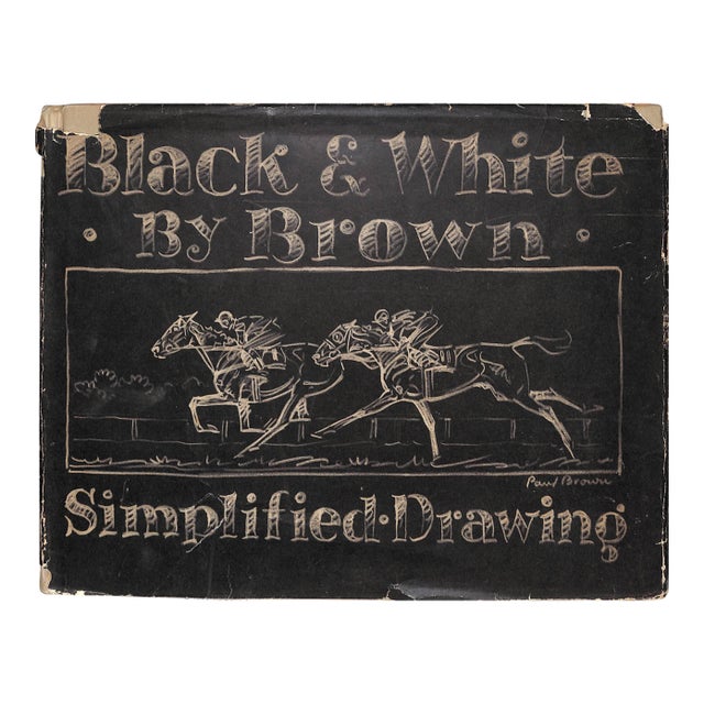 "Black & White Simplified Drawing" 1939 Brown, Paul For Sale