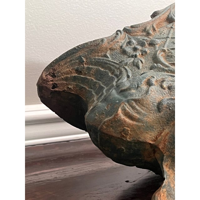 19th Century French Victorian Era Cast Iron Footed Jardiniere For Sale - Image 14 of 15