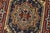 Heriz Rug 2’2” X 2’11” Blue Wool Traditional Hand-Knotted Oriental Carpet For Sale - Image 4 of 7