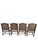 Antique French Henri II Renaissance Revival Carved Walnut Throne Armchairs – 4 For Sale - Image 9 of 11