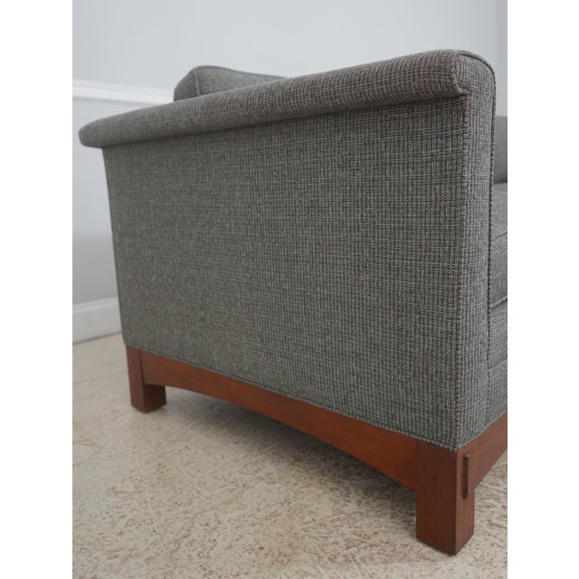 Gray Stickley Arts & Crafts Cherry Upholstered Sofa For Sale - Image 8 of 18