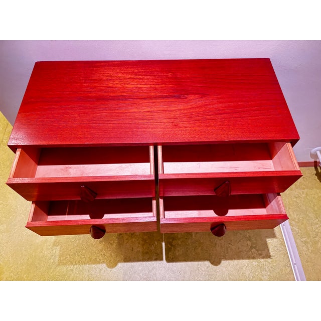 Timeless design, good quality, classic modernism, very rare 4-drawer model in good condition I have official proof of...