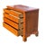 Late 18th Century Antique Chippendale Delaware Valley Figured Walnut Gentlemen's Chest of Drawers For Sale - Image 5 of 12