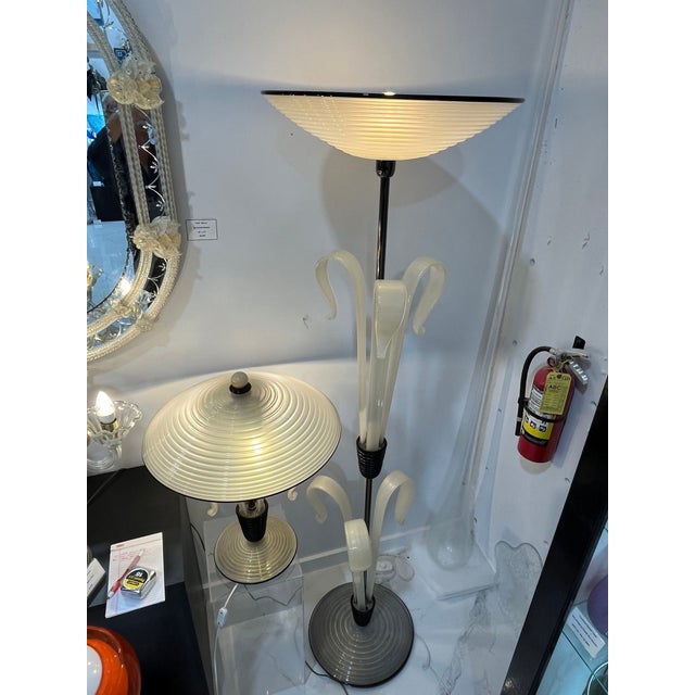 2000 - 2009 Fabulous Murano Glass Floor Lamp by Vivarini For Sale - Image 5 of 9