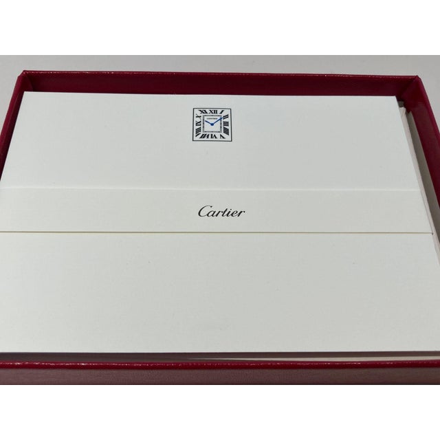 Cartier Paris “Tank” Stationery Set, 10 Cards & Envelopes in Original Box, circa 1990s A refined and rare vintage...