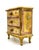 Mid Century Italian Florentine Pink & Giltwood Jewelry 3-Drawer Chest Box – Rococo / Hollywood Regency For Sale - Image 9 of 14
