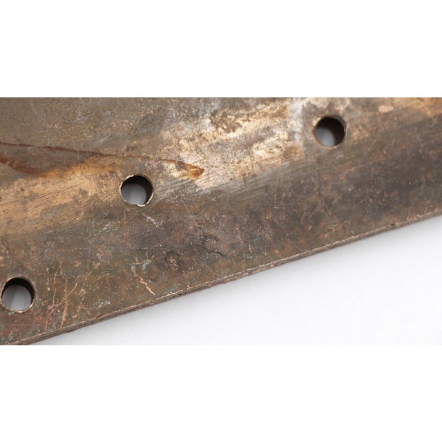 Mid 20th Century Pair of Antique 5 X 5 In. Bronze Lift Off Butt Door Hinges For Sale - Image 5 of 5