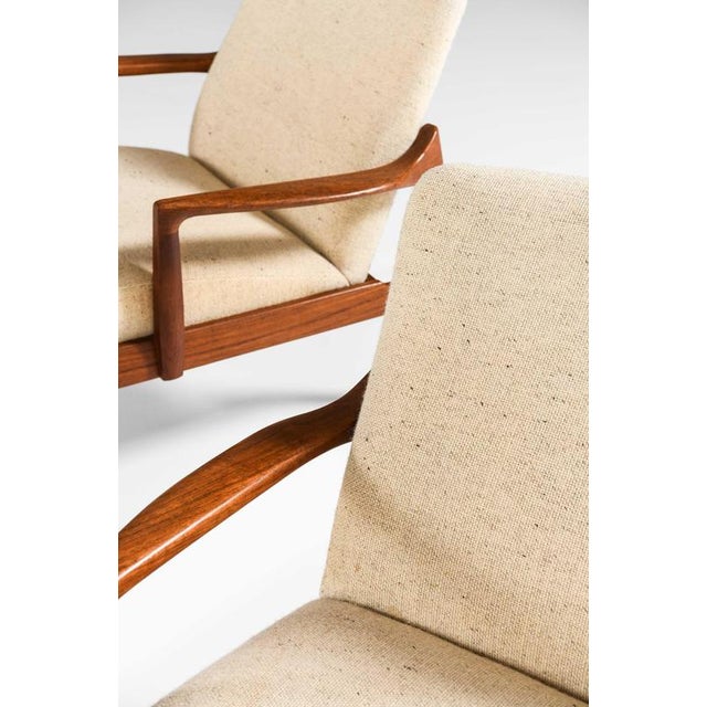 FD125 Easy Chairs by Tove and Edvard Kindt-Larsen, 1950s, Set of 2 For Sale - Image 6 of 7