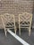Chinoiserie Pair of Faux Bamboo Chinoiserie Side Chairs For Sale - Image 3 of 5