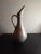 1960s Stangl Pottery Teal & Gold Pitcher Ewer For Sale - Image 4 of 8