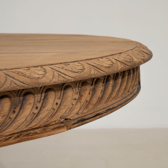 Brown Henri II Oval Center Table, Antique, France, Circa 1880 For Sale - Image 8 of 14
