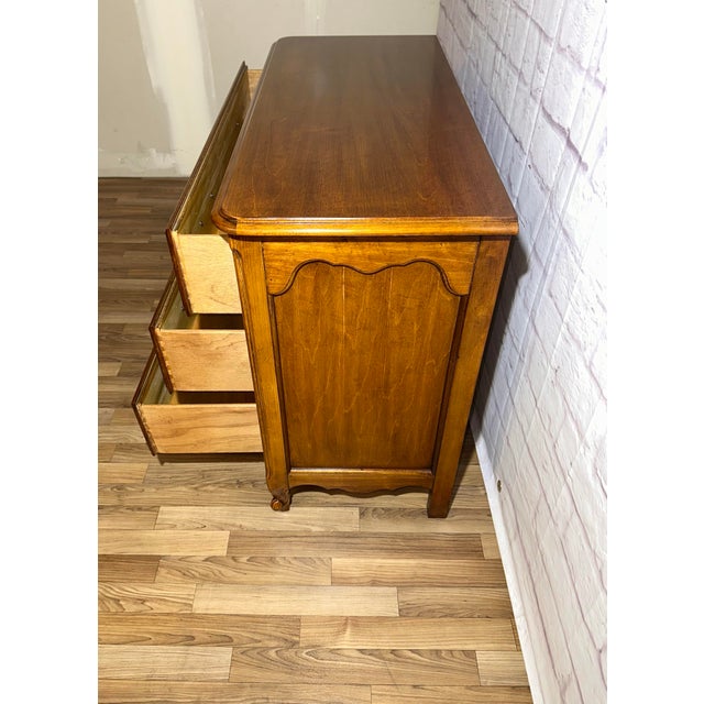 Henry Link Henry Link Vintage Louis XV French Oak Dresser For Sale - Image 4 of 10