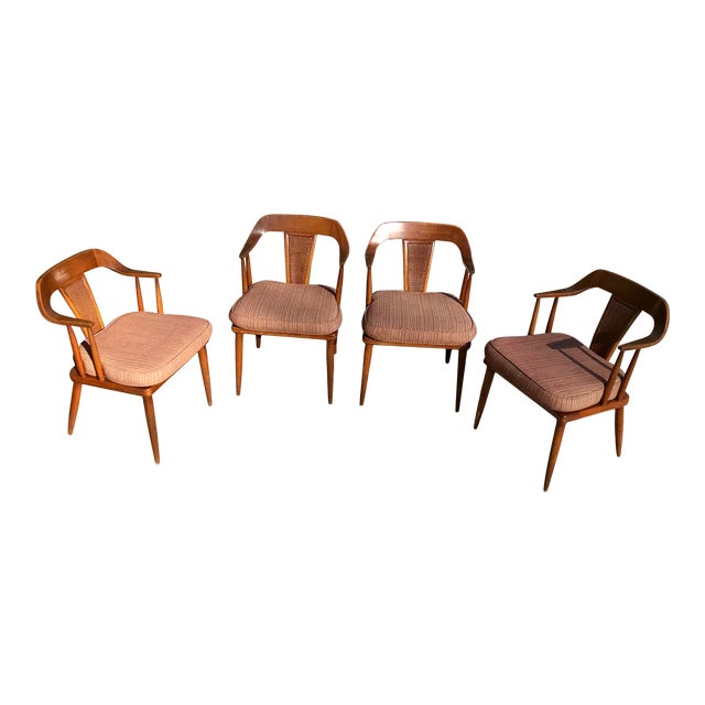 Tomlinson of High Point Mid Century Dining Chairs Set of 4 Chairish