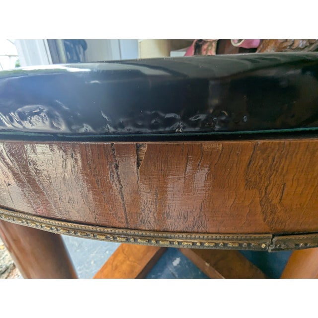 Antique Scagliola Table With Central Pastoral Landscape Medallion For Sale - Image 12 of 14