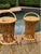Wood Mid 20th Century Italian Bamboo Rattan Tiki Style Barstools, a Pair, Attributed to Tito Angoli For Sale - Image 7 of 7