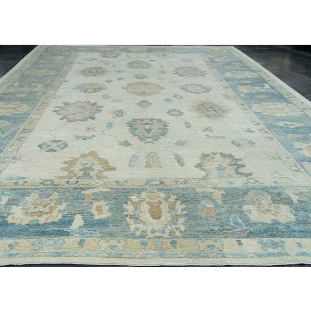 Turkish Oushak Antique Look Rug 12'11" x 19' #21308 Explore a curated collection of hallway runners, wool rugs, and...