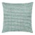 The House Of Scalamandré Heatherton Square Pillow In Aquamarine For Sale