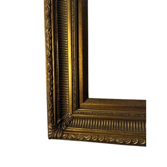 Baroque Classic Baroque Picture Frame - Solid Heavy Wood For Sale - Image 3 of 4