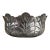 Vintage Hammered Silver Plated Bowl For Sale