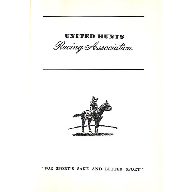 Traditional United Hunts Racing Association 1941 Spring Meeting Piping Rock Club For Sale - Image 3 of 6