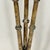 Late 20th Century Vintage Hand Gilt Faux Bamboo Tole Candle Holders - Newly Painted For Sale - Image 5 of 12