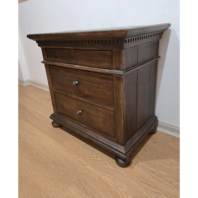 English A Pair of Restoration Hardware St. James Nightstands For Sale - Image 3 of 6