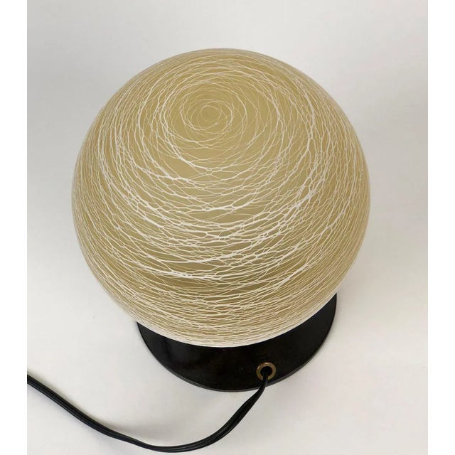 1930s Austrian Table Lamp with Bakelite Base and Glass Ball, 1930s For Sale - Image 5 of 7