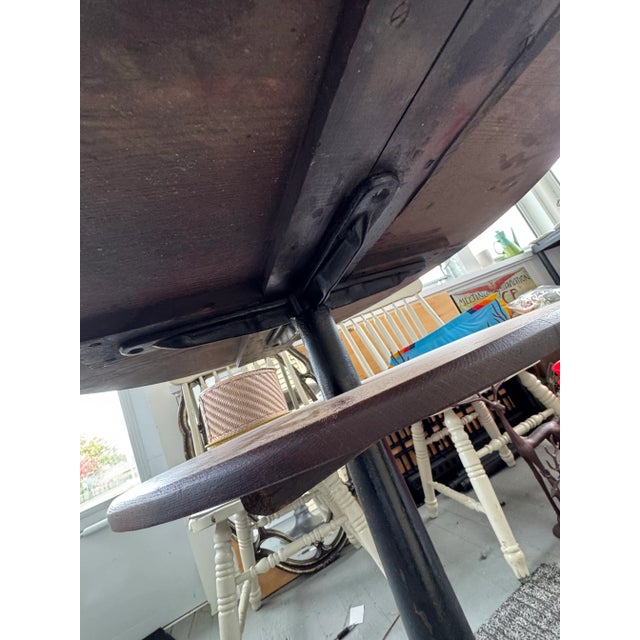 1920s Antique Prohibition Era Speakeasy Table For Sale - Image 5 of 6