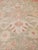 Cream Antique Oushak Carpet, Oriental Rug, Handmade Ivory, Muted Coral, Soft Green For Sale - Image 8 of 18