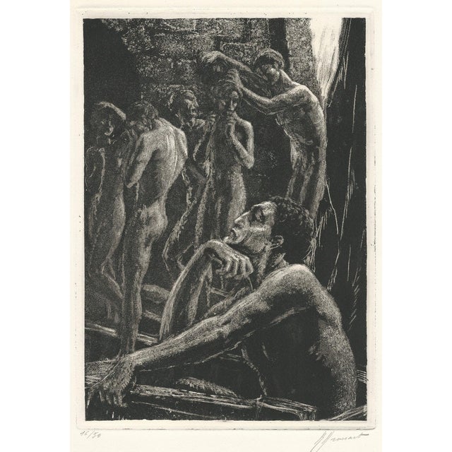 Raphaël Drouart, The Impassive Helmsman, 1920s, Etching For Sale - Image 11 of 11