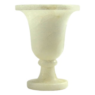 Small Neo-Classical Alabaster Vase, Spain, 1970s For Sale