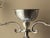 Vintage Church Altar Holy Water Font & Candelabra, 33 3/4”t., Silver Plate, 11 Lb For Sale - Image 11 of 12