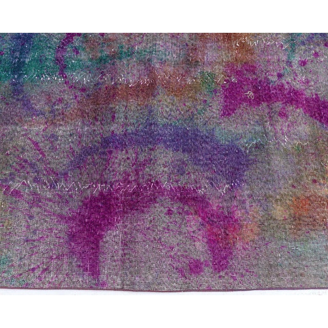 Abstract Modern “Daliesque” Wool Rug by Doris Leslie Blau. Size : 6'6" × 9'9" (198 × 297 cm). An energetic symphony of...