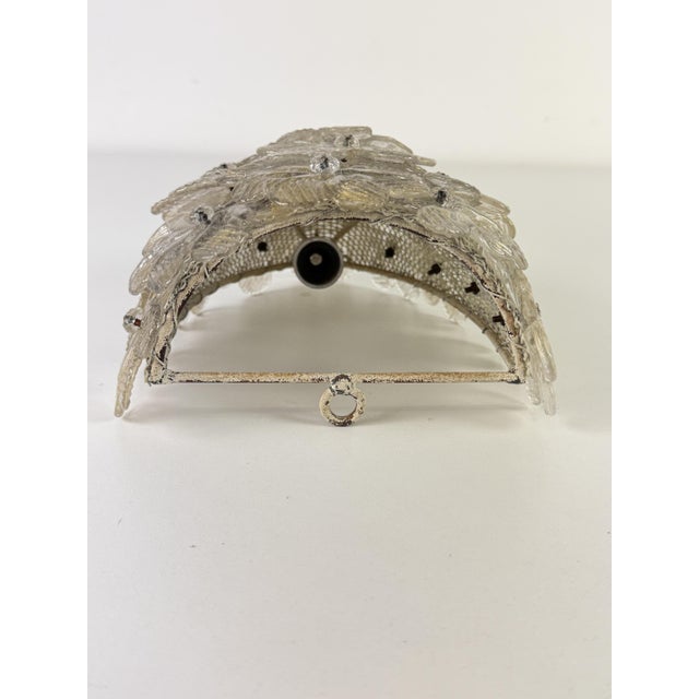 Barovier & Toso Murano Glass Wall Lamp in the style of Barovier & Toso, 1950s For Sale - Image 4 of 12