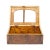 19th Century Biedermeier Walnut Casket For Sale - Image 4 of 8