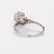 Early 20th Century Vintage Art Deco GIA 1.55ct Diamond Ring Engagement Platinum Jewellery size 6.25 For Sale - Image 5 of 7