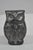 Black Late 20th Century Dona Rosa Barro Negro Black Pottery Carved Owl Figurine For Sale - Image 8 of 10